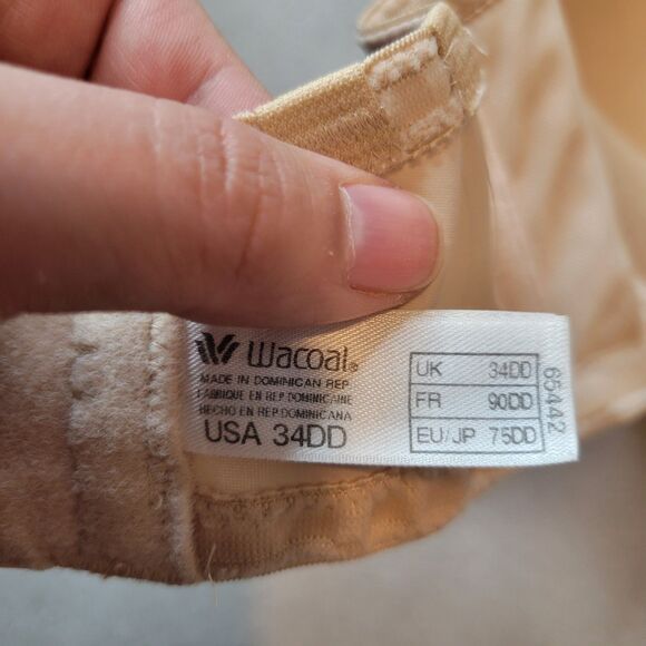 WACOAL Strapless  Bra 34 DD Nude - Picture 4 of 5
